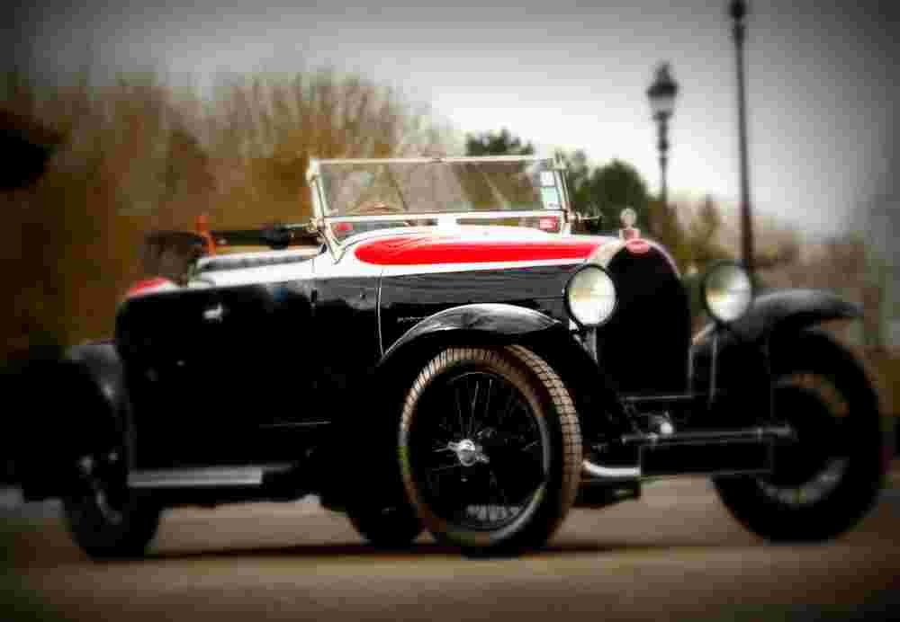 1929 bugatti type 40 roadster A4 Photo Print