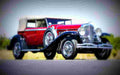 1929 duesenberg model j 355 convertible sedan murphy A4 Photo Print