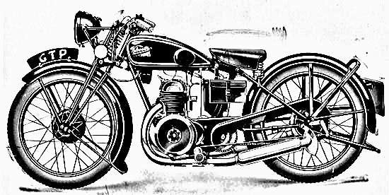 1929 gtp motorbike A4 Photo Print