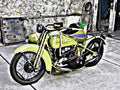 1929 harley davidson motorbike A4 Photo Print