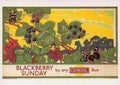 1929 london blackberry fruit picking poster transport 190693 A4 Photo Print