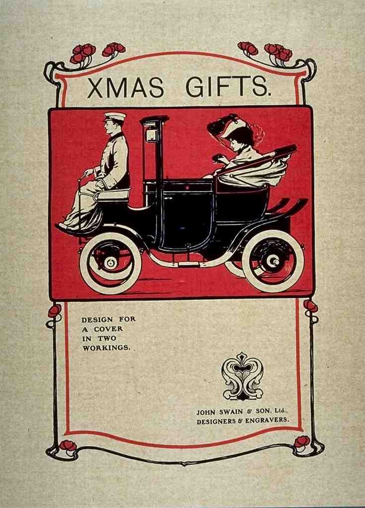 193 Xmas Gifts Vintage A4 Photo Print