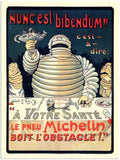 193 bibendum michelin man o gallop 1896s 2 Vintage Advert A4 Photo Print