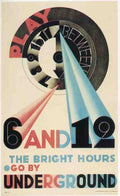 1930 Bright Hours London Advert A4 Photo Print