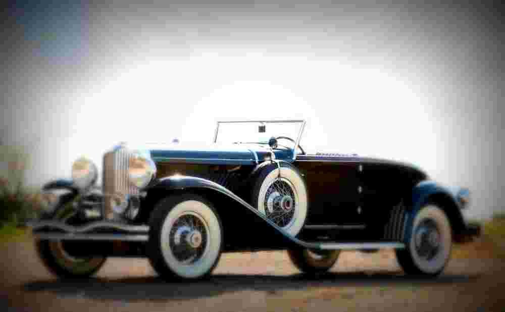 1930 Duesenberg Model J 257 Disappearing Top Convertible Murphy A4 Photo Print