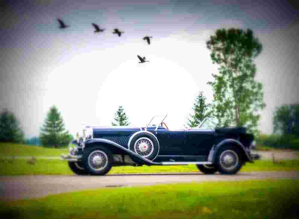 1930 Duesenberg Model J Dual Cowl Phaeton Murphy A4 Photo Print