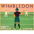 1930 Wimbledon Tennis Championships V Vintage Retro Advert Poster A4 Photo Prin