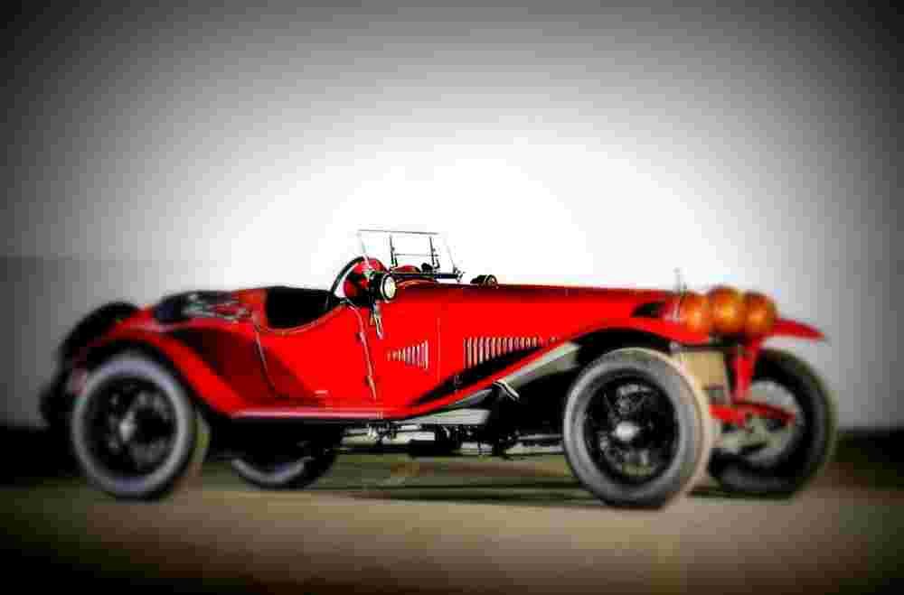 1930 alfa romeo 6c 1750 gs A4 Photo Print