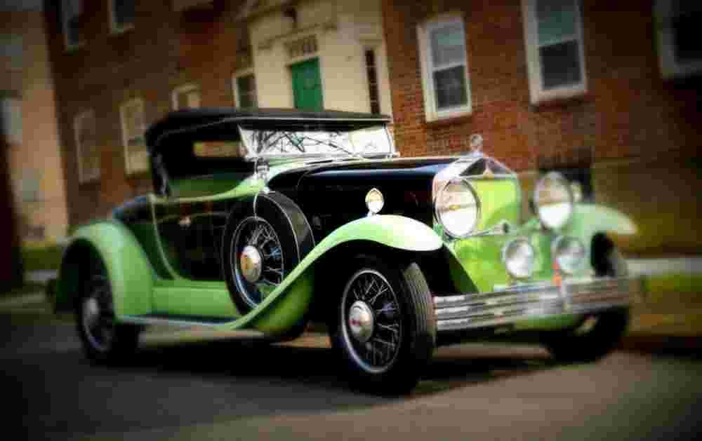 1930 willys knight great six A4 Photo Print