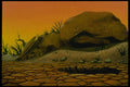 193003 Hot Rocks And Hole In Desert A4 Photo Print