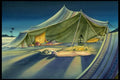193029 Desert Tent Scene A4 Photo Print