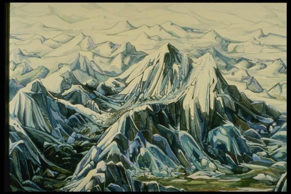 193047 Close up Of Section Of Mountain Range A4 Photo Print