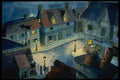 193052 Town Center From Above In Twilight A4 Photo Print