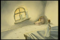 193056 View Of Corner Of Stone floored Kitchen A4 Photo Print