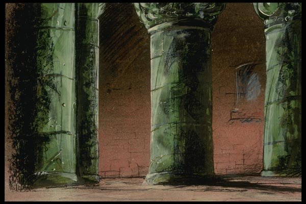 193062 Columned Hall A4 Photo Print