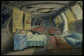 193066 Narrow Bedroom sitting room In Boat A4 Photo Print