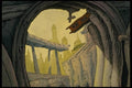 193076 Broken Lopsided Stone Archway A4 Photo Print