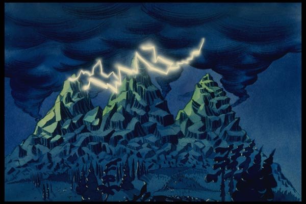 193088 Thunderstorm At Night A4 Photo Print