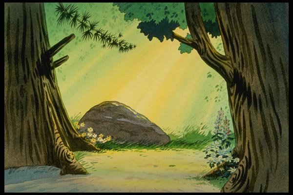 193095 Lush Woodland Scene A4 Photo Print