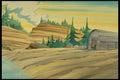 193096 Lakeside Scene With Trees And Rocks A4 Photo Print