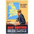 1930s Buy British 9 Rk 216 Vintage Retro Advert Poster A4 Photo Print
