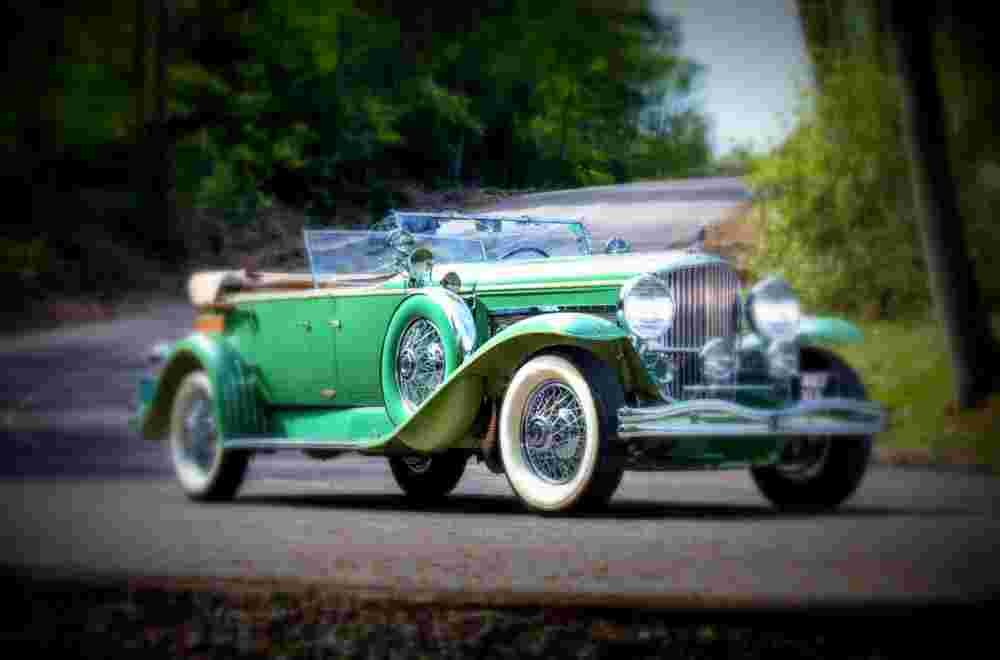 1931 Duesenberg Model J 451 Tourster Derham A4 Photo Print