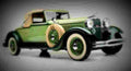 1931 Lincoln Model K Convertible A4 Photo Print