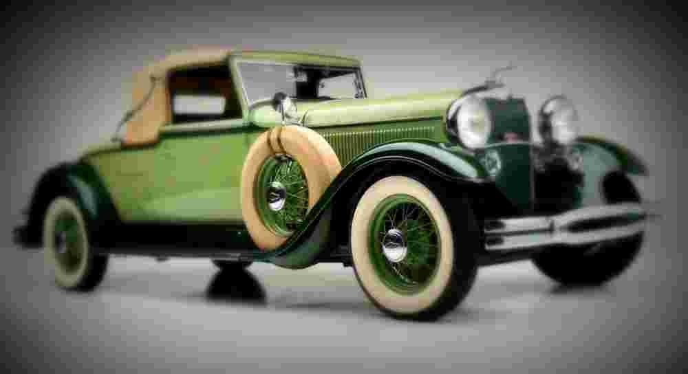1931 Lincoln Model K Convertible A4 Photo Print