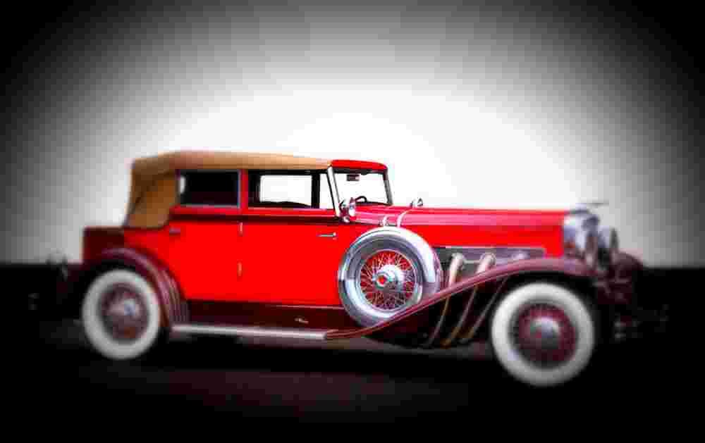 1931 duesenberg model j 338 convertible sedan lebaron A4 Photo Print
