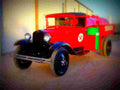 1931 ford model aa tanker A4 Photo Print