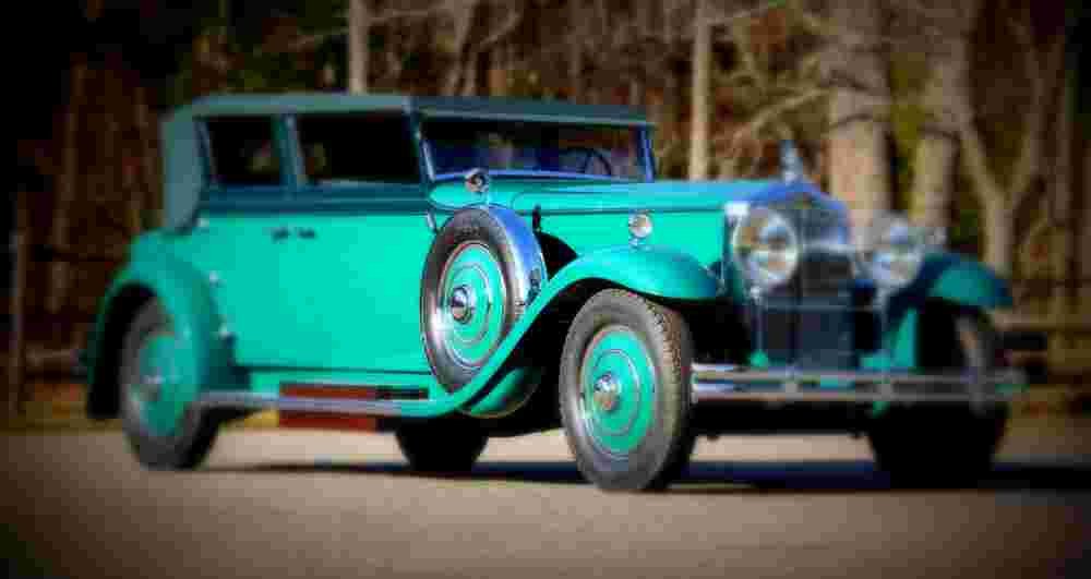 1931 minerva model al windswept convertible sedan rollston A4 Photo Print