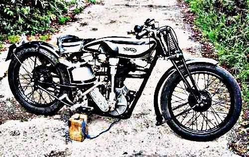 1931 norton cs1 motorbike A4 Photo Print