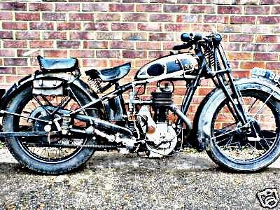 1931 sunbeam lion (2) motorbike A4 Photo Print