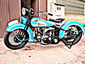 1932 Harley R32 motorbike A4 Photo Print