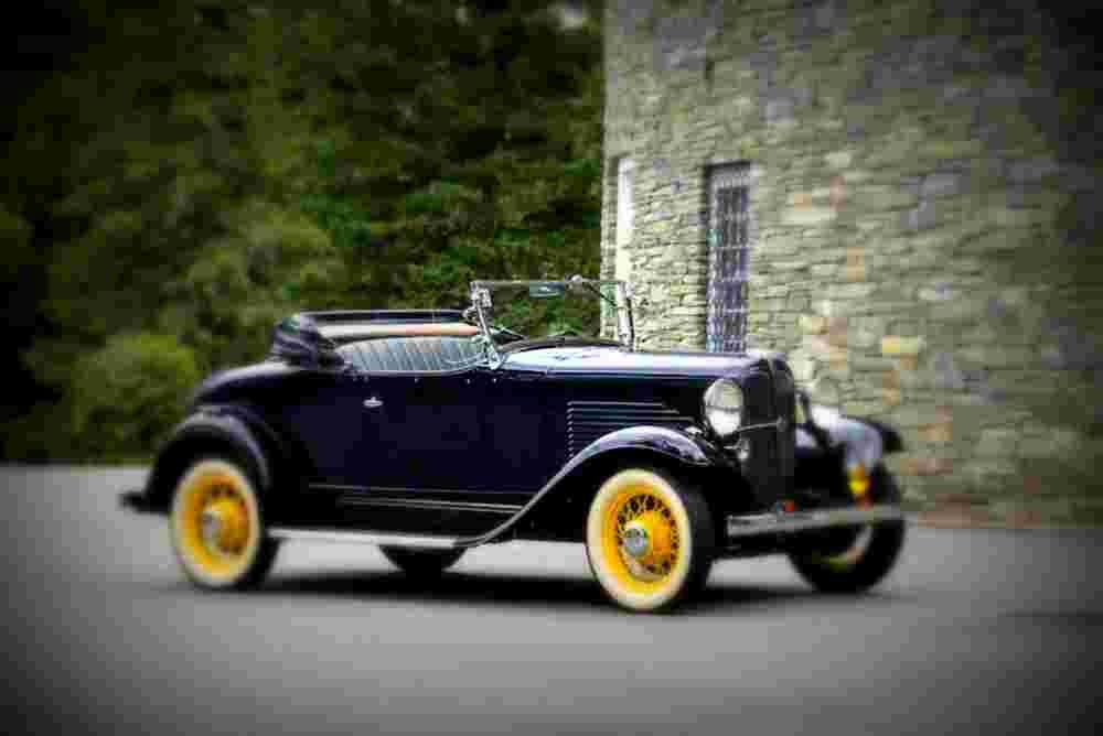 1932 Willys 6 90 Silver Streak Rumble Seat Roadster A4 Photo Print