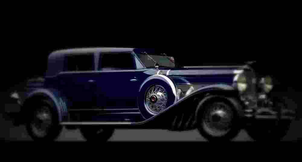 1933 Duesenberg Model SJ 512 Beverly Berline Murphy A4 Photo Print