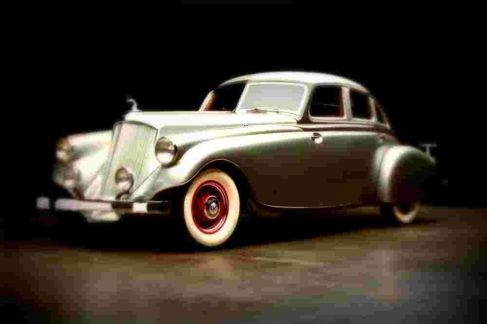 1933 Pierce Arrow Silver Arrow A4 Photo Print