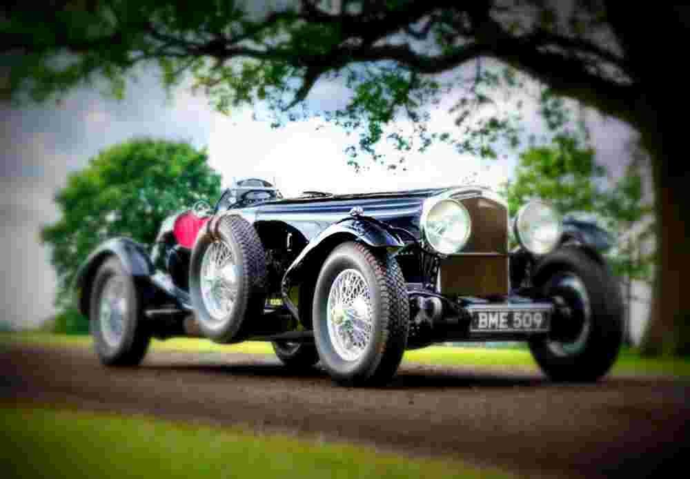 1934 Bentley 3½ Litre Roadster Special A4 Photo Print