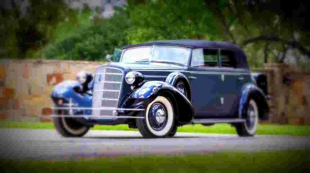 1934 Cadillac V 12 Series 370D All Weather Phaeton Fleetwood A4 Photo Print