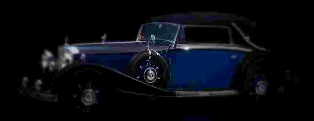 1934 Mercedes Benz 500K Cabriolet C A4 Photo Print