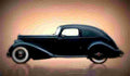 1934 Packard Twelve Series 1106 Sport Coupe LeBaron side A4 Photo Print