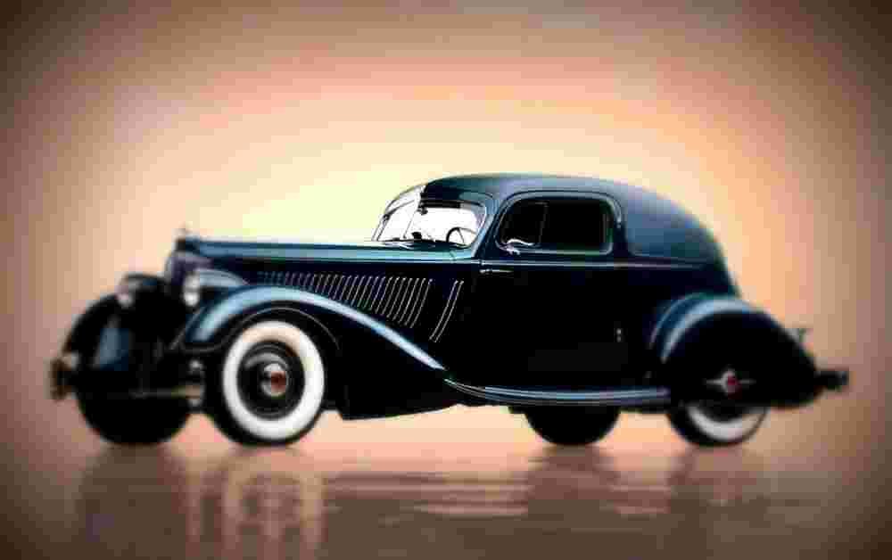 1934 Packard Twelve Series 1106 Sport Coupe LeBaron A4 Photo Print