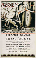 1934 Steamer Cruises London Advert A4 Photo Print