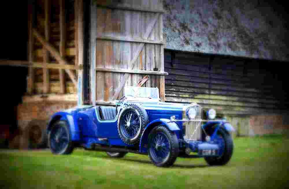 1934 Talbot AV105 Alpine Replica Tourer A4 Photo Print