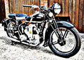 1934 ariel square four motorbike A4 Photo Print