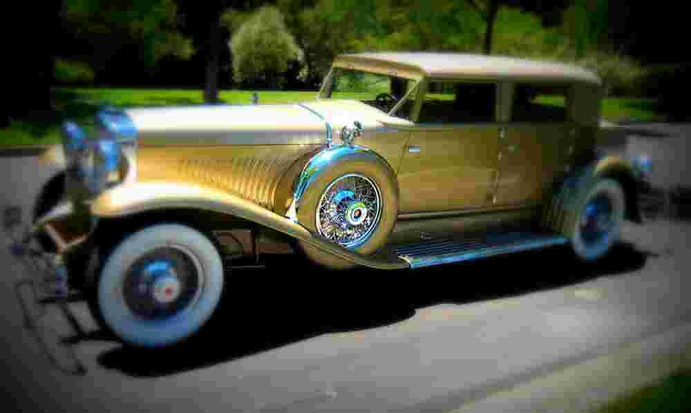 1934 duesenberg model j 468 lwb custom beverly sedan murphy A4 Photo Print