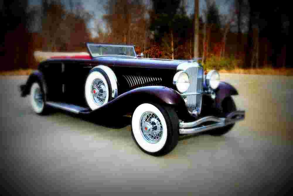 1934 duesenberg model jn 570 rollston swb convertible sedan1 A4 Photo Print