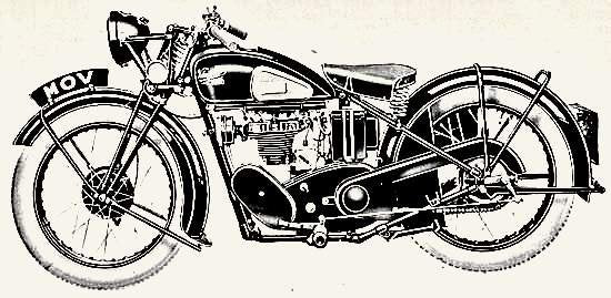 1934 mov motorbike A4 Photo Print