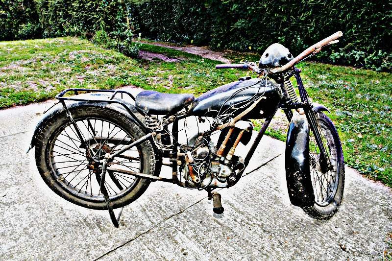 1934 new imperial motorbike A4 Photo Print