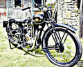 1934 sunbeam motorbike A4 Photo Print